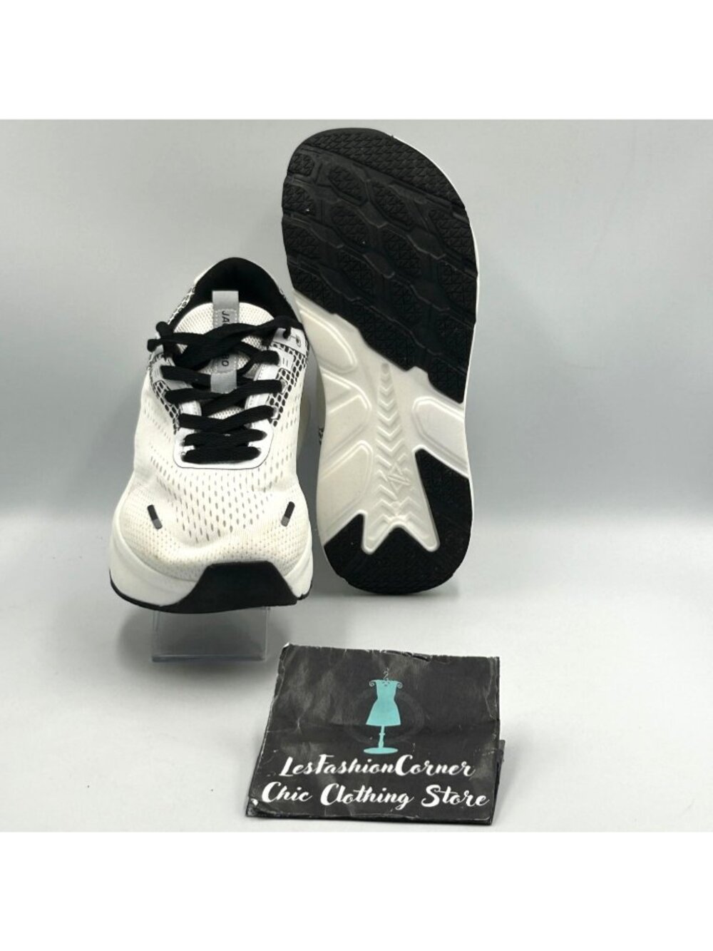 Jackshibo Women's Black & White Athletic Running Shoes Size 10 3557 - Picture 3 of 16